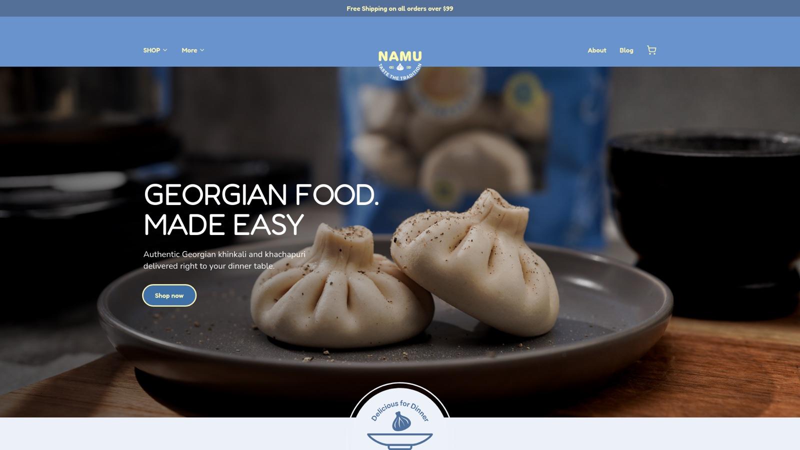 Namu — Georgian frozen food